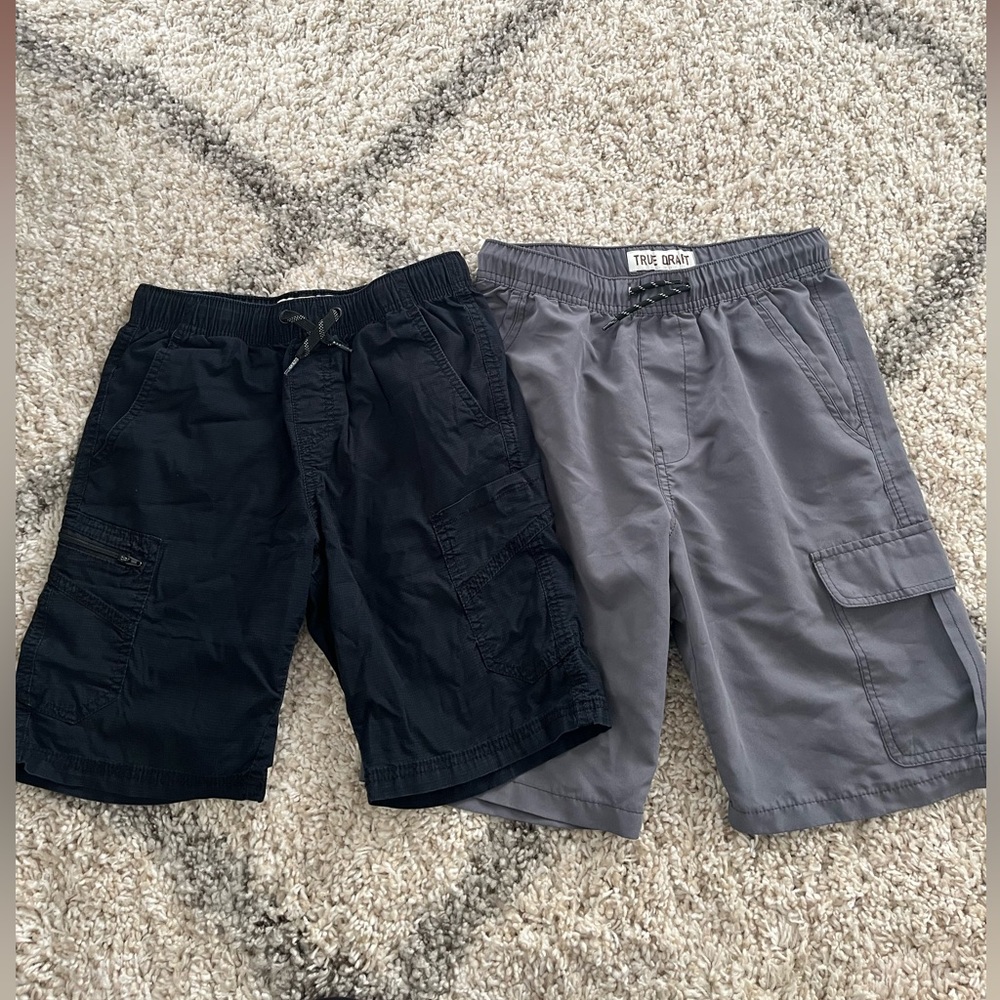 Two pairs of true craft boys shorts size M (10-12)